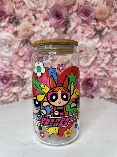 The Powerpuff Girls Glass Cup
