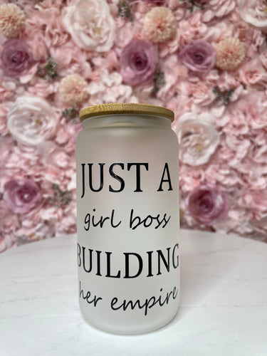 Girl Boss Glass Cup