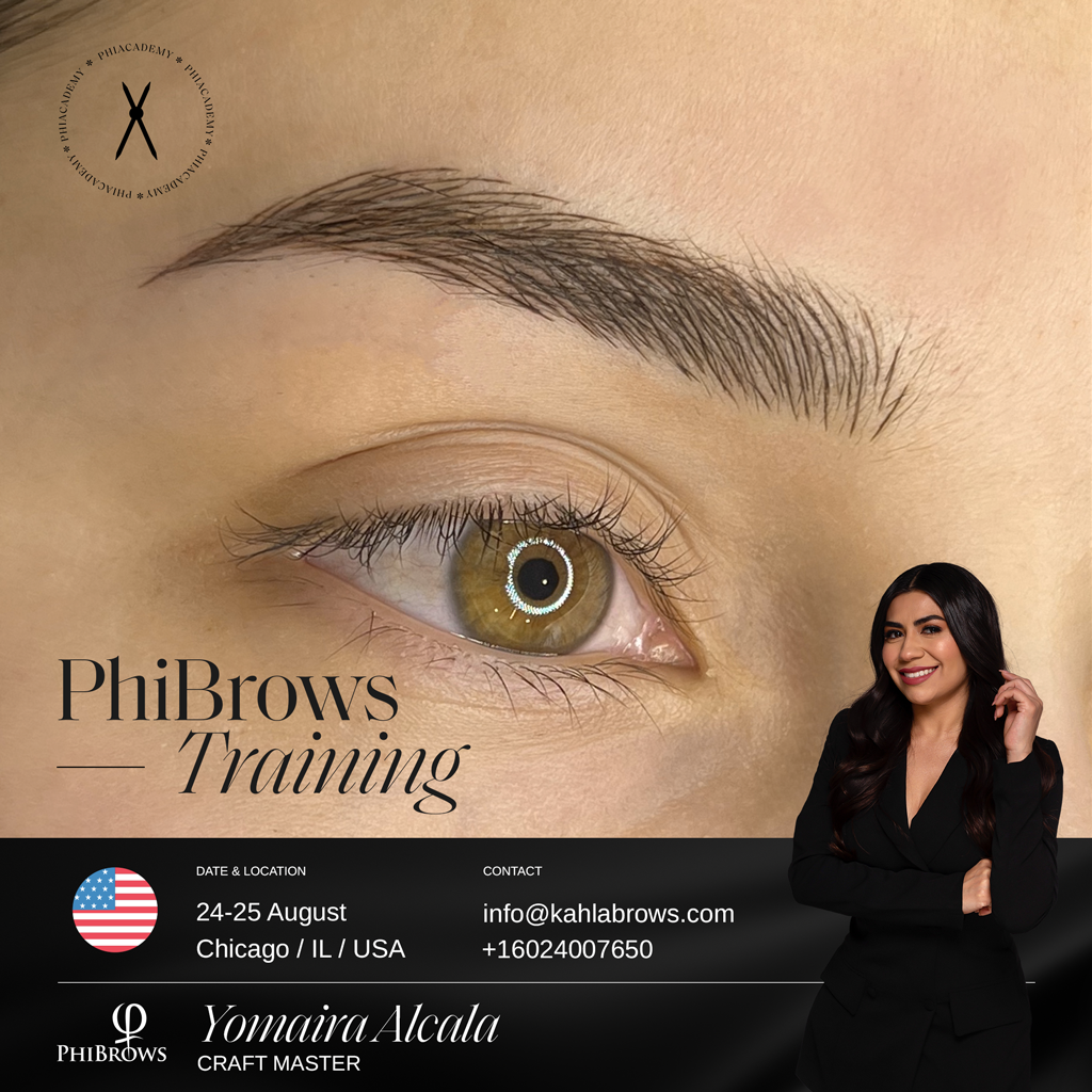 Microblading & PhiBrows / In-Person + Online Program / Chicago IL, 24-25 August