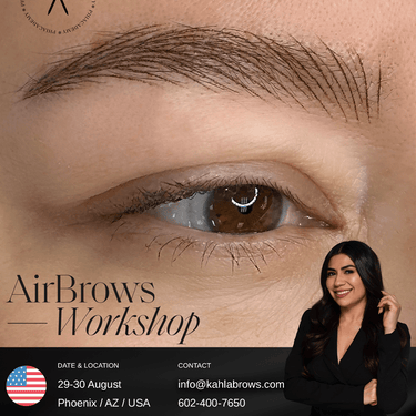 AirBrows (Machine Hairstrokes) In - Person + Online Program / Phoenix, AZ / August 29 & 30, 2026