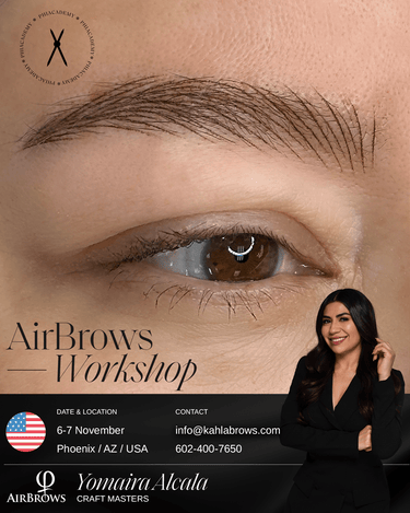 AirBrows (Machine Hairstrokes) In-Person + Online Program / Phoenix, AZ / November 6 & 7, 2026 (CLASE EN ESPAÑOL)