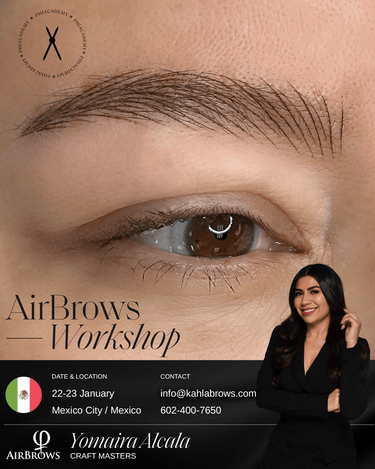 Nano Brows | Trazos con maquina curso presencial / Ciudad de México CDMX / Enero 22 & 23, 2027
