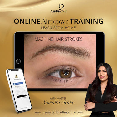 Online Air Brows (Machine Hairstrokes) Course
