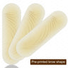 Pre - printed Brow Shape Practice Skin Sheet 10 pcs