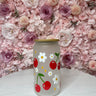 Cherries Glass Cup