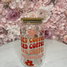 Iced Coffee Glass Cup