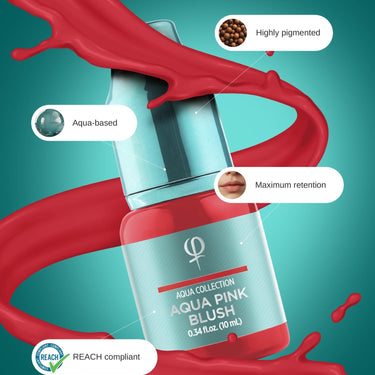 Aqua Pink Blush PMU pigment 10ml