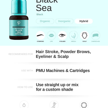 Black Sea PMU Shading & Hairstrokes Pigment 10ml
