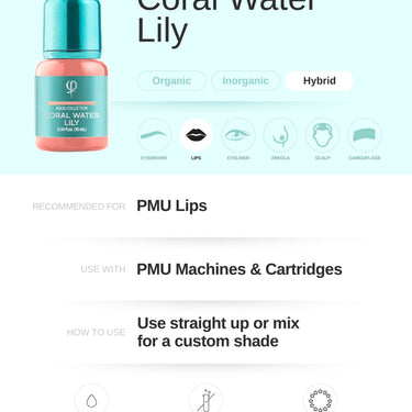 Coral Water Lily PMU pigment 10ml
