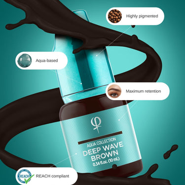 Deep Wave Brown Shading & Hairstrokes PMU Pigment 10ml
