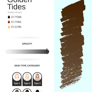 Golden Tides PMU Shading & Hairstrokes Pigment 10ml
