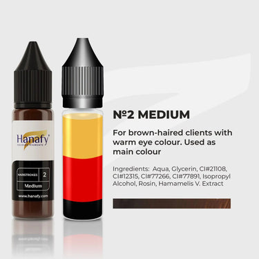 Hairstrokes N2 Medium 15ml - Hanafy Pigments