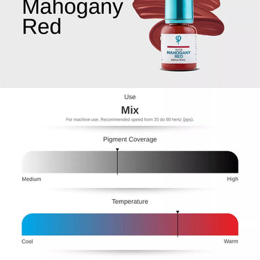 Mahogany Red PMU Mix Shader Pigment 10ml