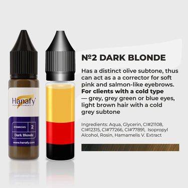 N2 Dark Blonde 15 ml - Hanafy Pigments