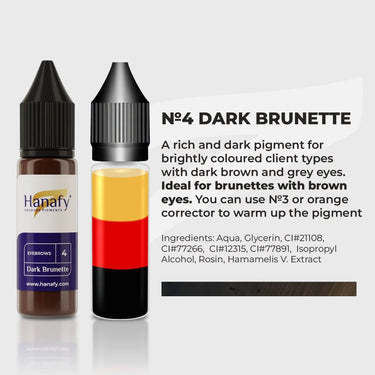 N4 Dark Brunette 15 ml - Hanafy Pigments