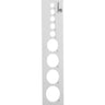 Phi Areola Circle Measure Stencil