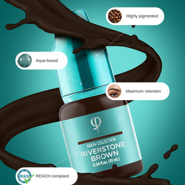 Riverstone Brown PMU Shading & Hairstrokes Pigment 10ml
