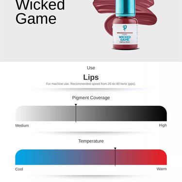 Wicked Game PMU Lip Shader Pigment 10ml